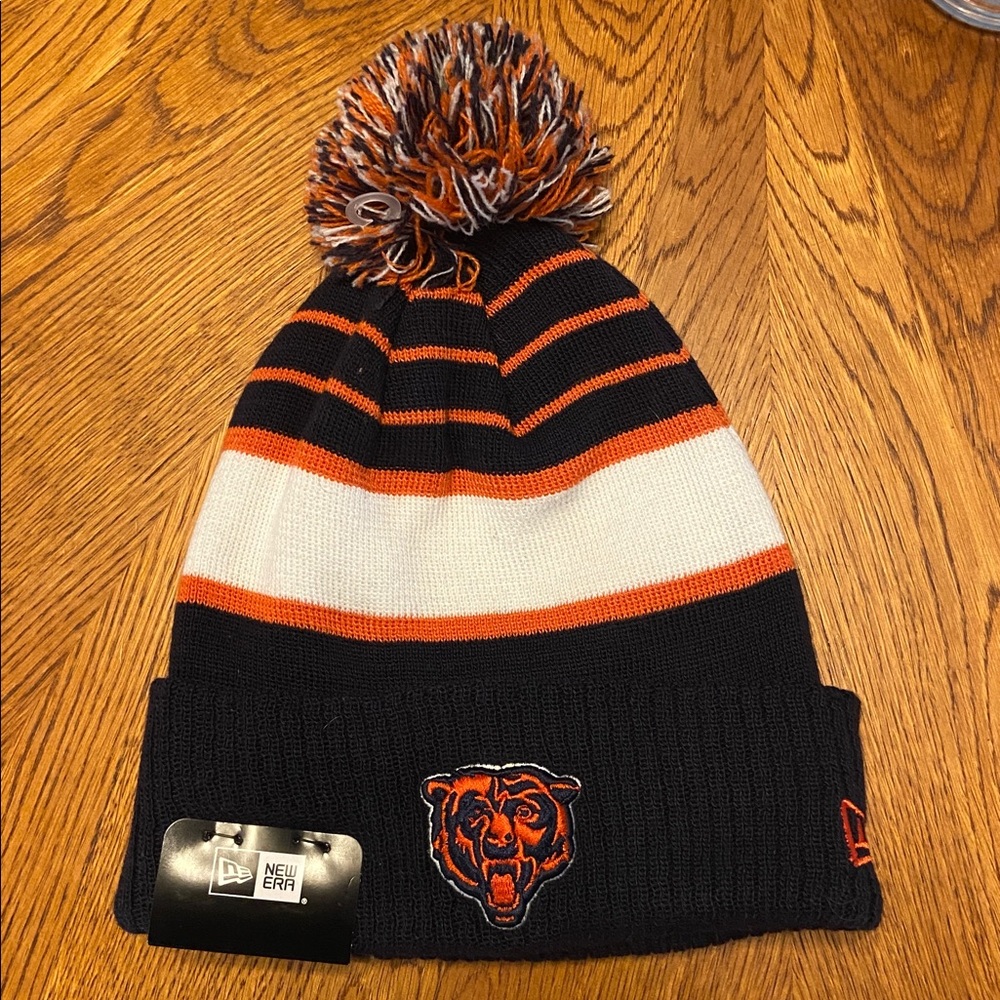 New Era Black and Orange NFL Beanie